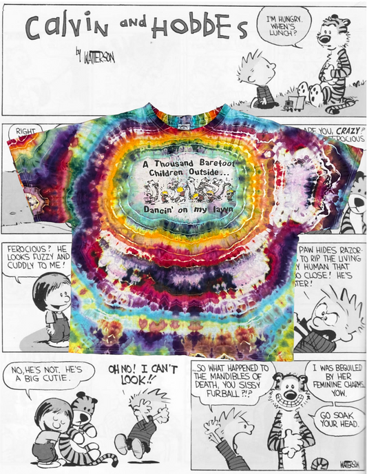 1/1 Vintage Calvin & Hobbes x Down With Disease